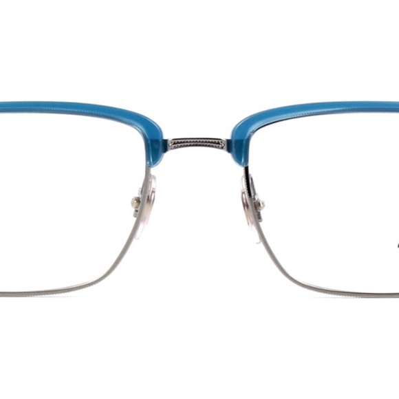 New RAY-BAN Frames Unsisex RB6397 2934 54 19 145 Glasses Blue Silver Light Metal - Picture 2 of 4